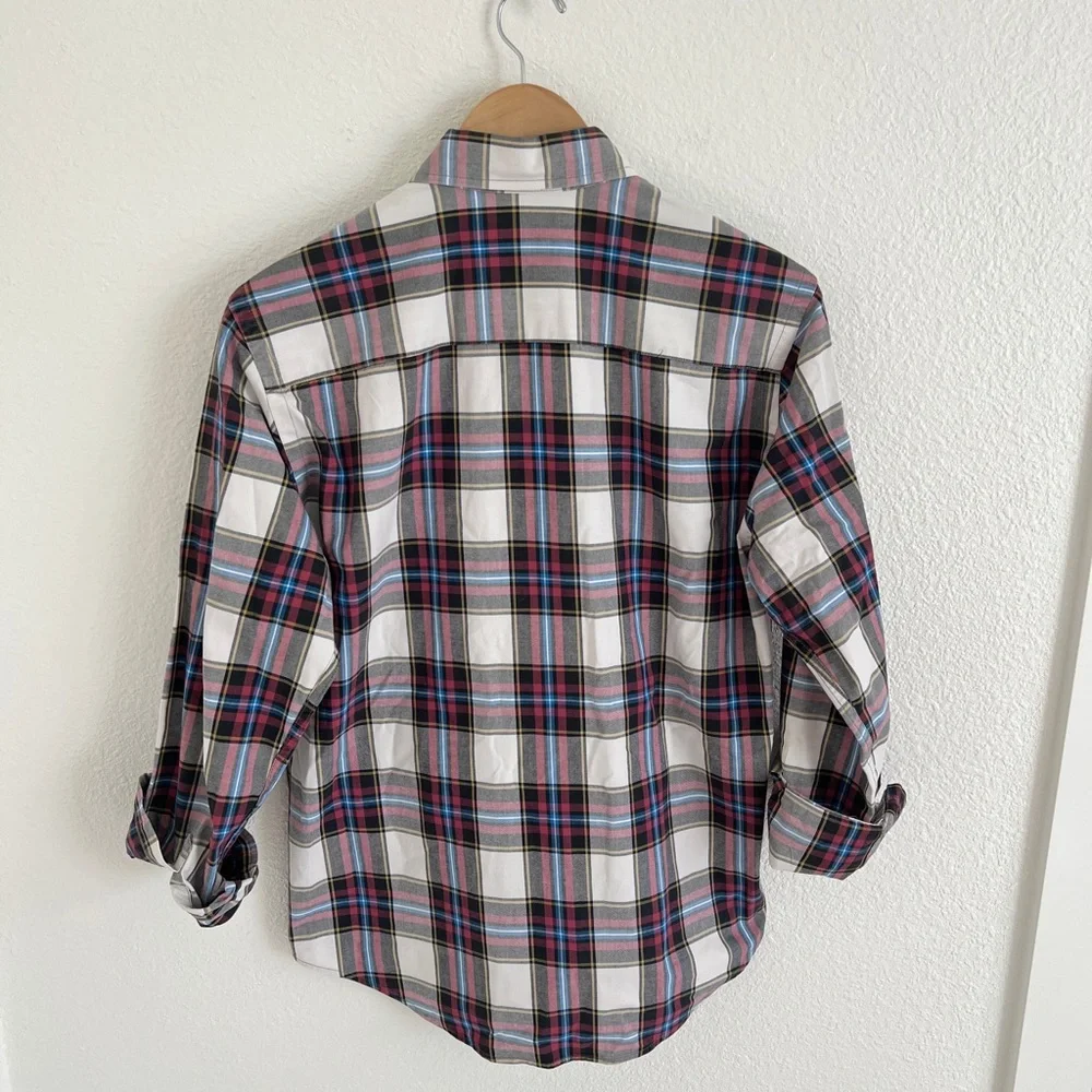 UNITED STOCK DRY GOODS shirt / plaid button down / men's M - Picture 2 of 6